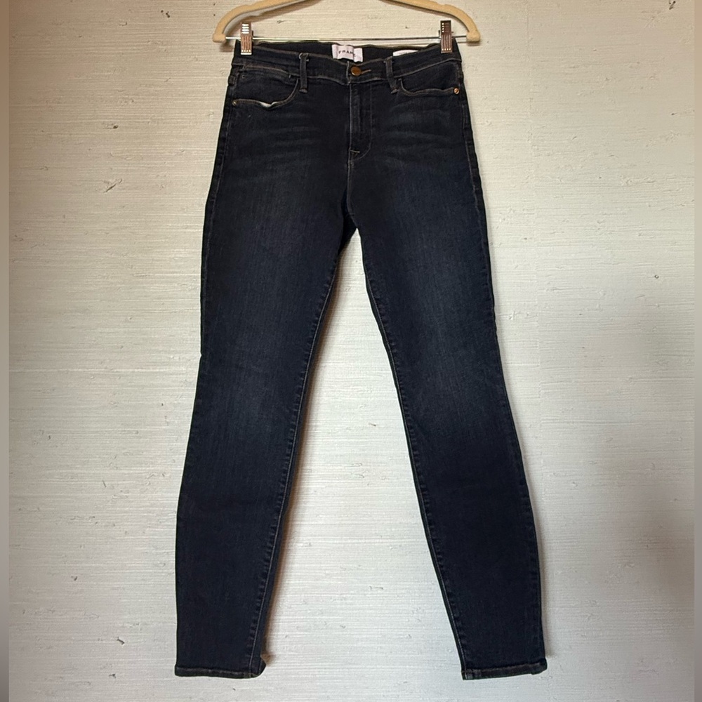 Frame Denim Women's Dark Blue Skinny Jeans